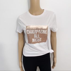 SOLD Champagne/Coffee T-Shirt NWT Medium